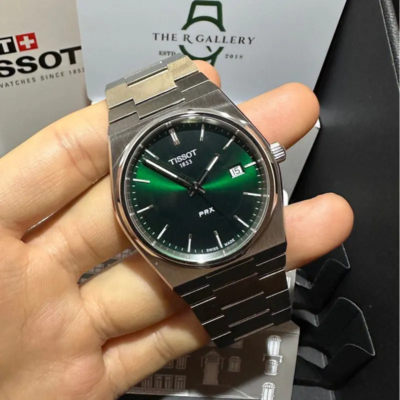 Tissot PRX Men’s Green Dial Watch | T137.410.11.091.00